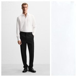 NWT. Zara Man Sartorial Regular Fit Textured Shirt. Size L.